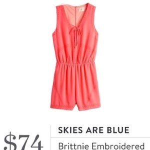 Skies Are Blue Romper